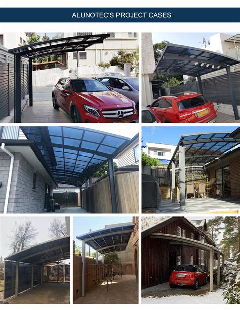 Toit de carport en métal de haute qualité Bâches et abris de voiture en