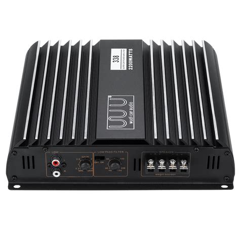 2 channel 2200w car audio power amplifier bass box amplifier under seat ...