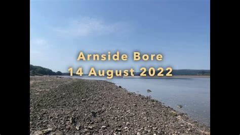 Arnside Bore 14 August 2022 Youtube