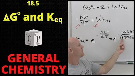 185 Gibbs Free Energy And The Equilibrium Constant General Chemistry Youtube