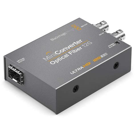 Blackmagic Design CONVMOF12G Mini Converter Optical Fiber 12G Bi