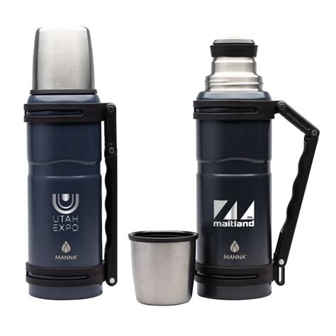 Custom Manna Thermo Oz Vacuum Insulated Flask Personalized With