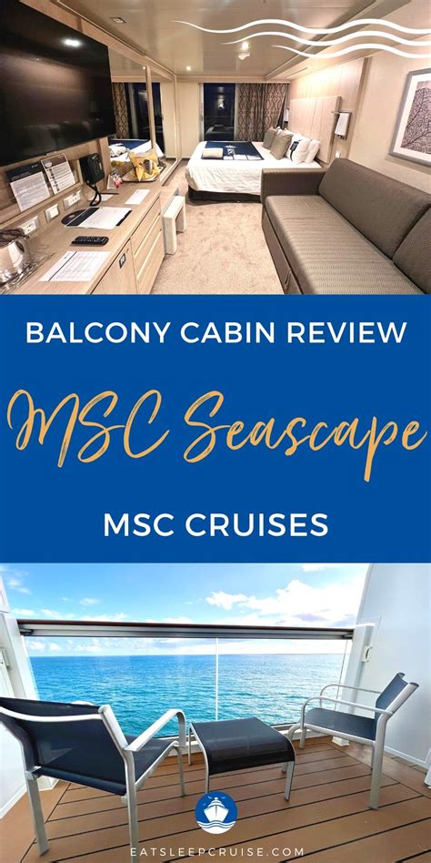 MSC Seascape Balcony Cabin Review 2 - EatSleepCruise.com