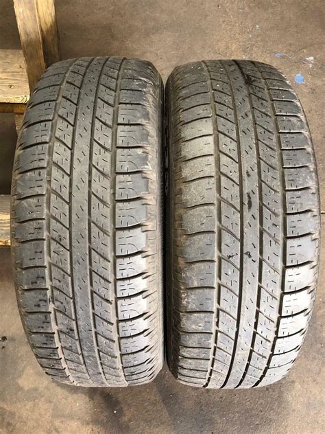 2 Tyres 235 60 18103v Goodyear Wrangler All Weather Tread 4mm 5mm