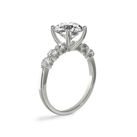 Classic Five Diamond Engagement Ring Temple Grace NZ