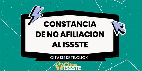 Constancia De No Afiliaci N Al Issste