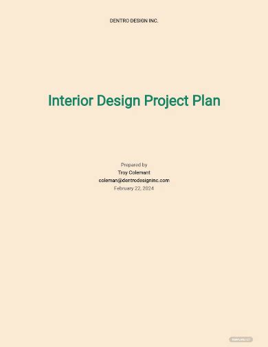 FREE 8+ Interior Design Project Plan Samples in MS Word | Google Docs | Apple Pages | PDF