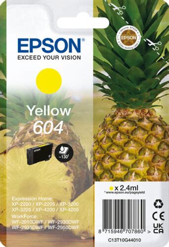 Original Epson Druckerpatronen Xl Ananas Set Multipack Tinte