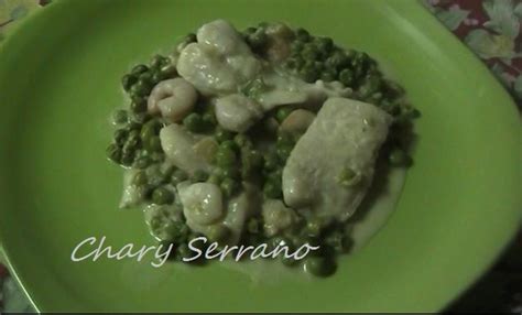 MI COCINA Y OTRAS COSAS Chary Serrano PANGA CON GUISANTES Y YOGUR