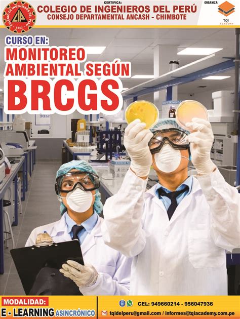 CURSO EN MONITOREO AMBIENTAL SEGÚN BRCGS TQI del Perú