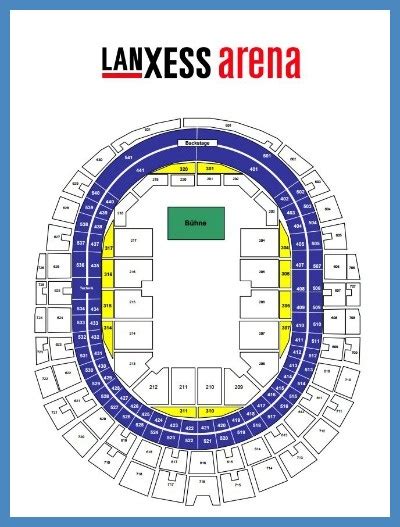 Lanxess Arena Map