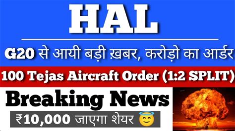 HAL SHARE NEWS HAL SHARE LATEST NEWS TODAY PRICE ANALYSIS G20