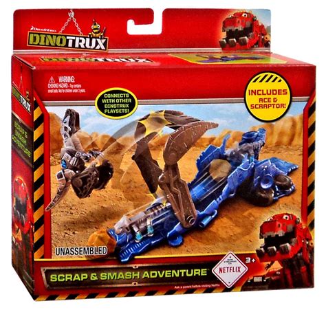 Dinotrux Scrap Smash Adventure Exclusive Playset Mattel Toys - ToyWiz