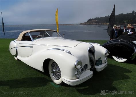 Singlelenspebble Beach Concours 20122091949 Delahaye 135 M Saoutchik