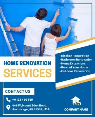 Free Renovation Flyer Templates PhotoADKing