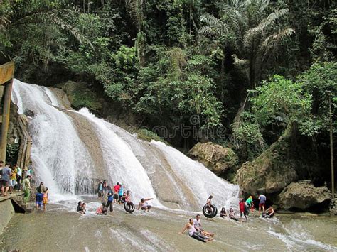 Waterfall in Bantimurung Butterfly Park Editorial Photo - Image of ...