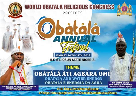 World Obatala Festival – Yoruba Spiritual Temple