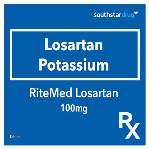 Rx Ritemed Losartan Mg Tablet Lazada Ph