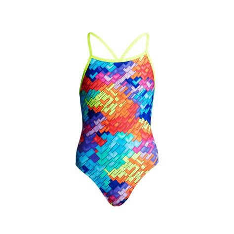 Swimwear Funkita Layer Cake Girls Tie Me Tight One Piece