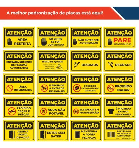 Placa De Sinaliza O Aten O Cilindros Cheios Pvc X Cm R Em S O