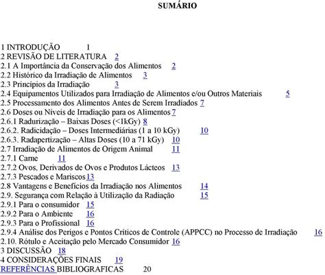 O Uso Da Radia O No Controle Microbiol Gico Dos Alimentos De Origem