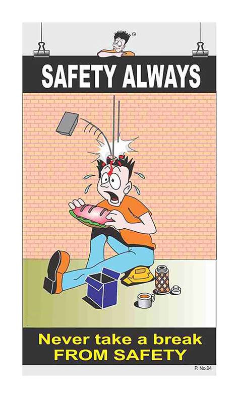 Posterkart Safety Poster Safety Always 66 Cm X 36 Cm X 1 Cm