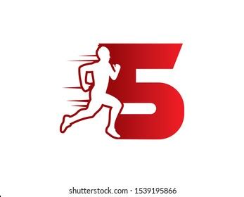 Number 5 Logo Symbol Template Design Stock Vector (Royalty Free ...