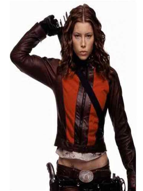 Jessica Biel Blade Trinity Leather Jacket – Bay Perfect