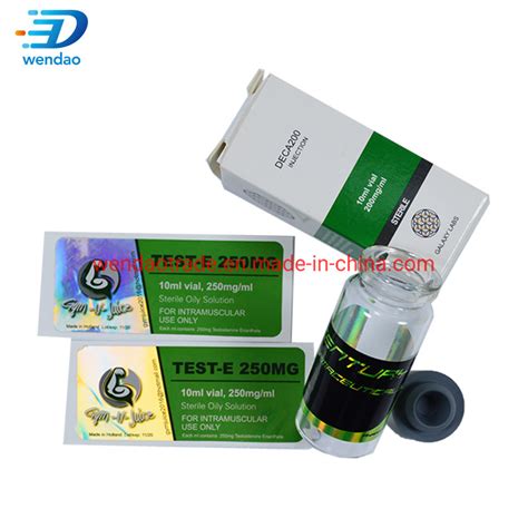 Custom Printed Hologram Effect Custom Steroid Injection Pharmaceutical