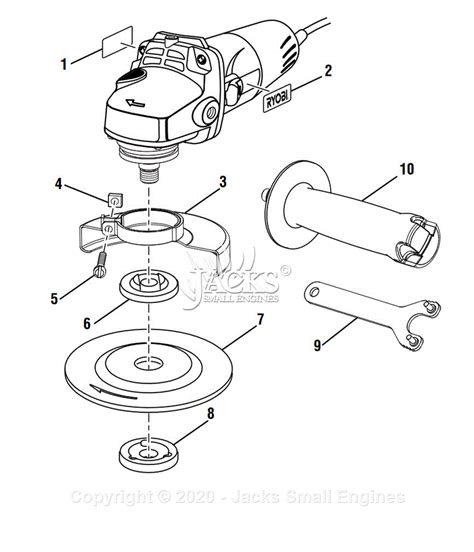 Ryobi Angle Grinder Parts List | Reviewmotors.co