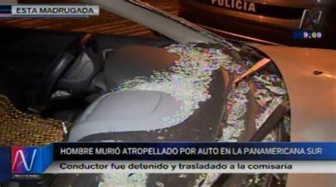 Surco Sujeto murió atropellado tras intentar cruzar la Panamericana