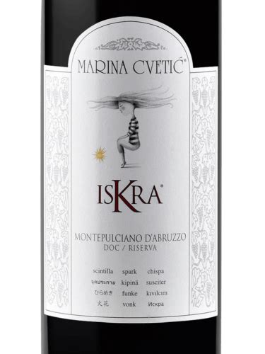 Marina Cvetić Iskra Montepulciano d Abruzzo Riserva Vivino US