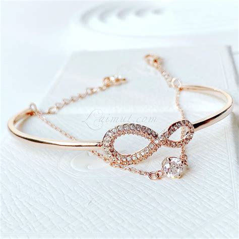 Vòng Swarovski Tình Yêu Chính Hãng Infinity Bangle 5518871 5520584