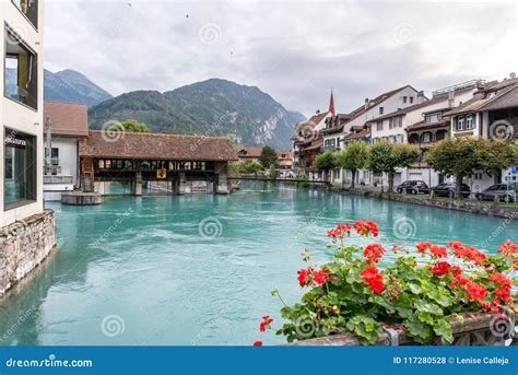 Interlaken In The Bernese Oberland Region In Central Switzerland