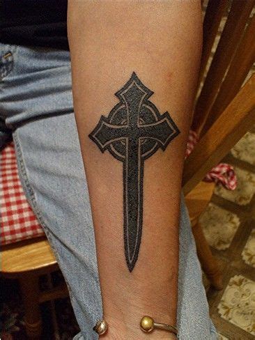 Celtic Cross Sword Tattoo