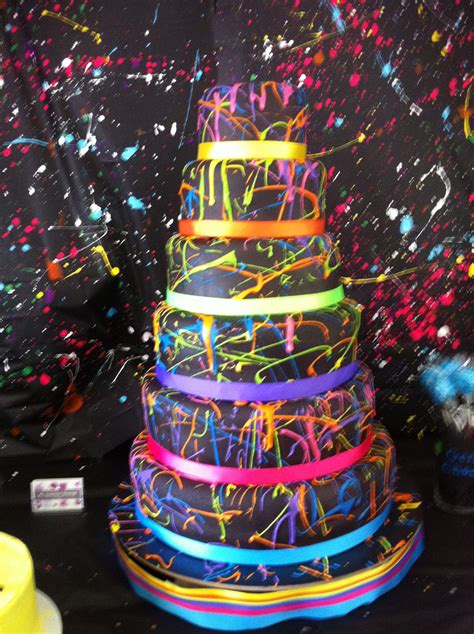 Amazing Birthday Cake Cool Birthday Cakes Neon Birthday Cakes Cake