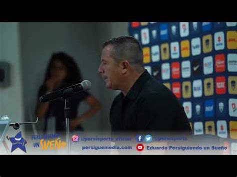 CONFERENCIA RICARDO CARBAJAL DT PUEBLA AL CAER CON PUMAS 3 A 0 JORNADA