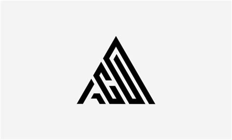 Premium Vector | Acg logo design