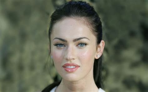 Megan Fox #actress #brunette #women blue eyes #face #1080P #wallpaper # ...