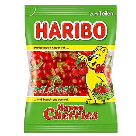 הריבו חטיף גומי בטעם דובדבן Haribo cherry flavoured gummy snack