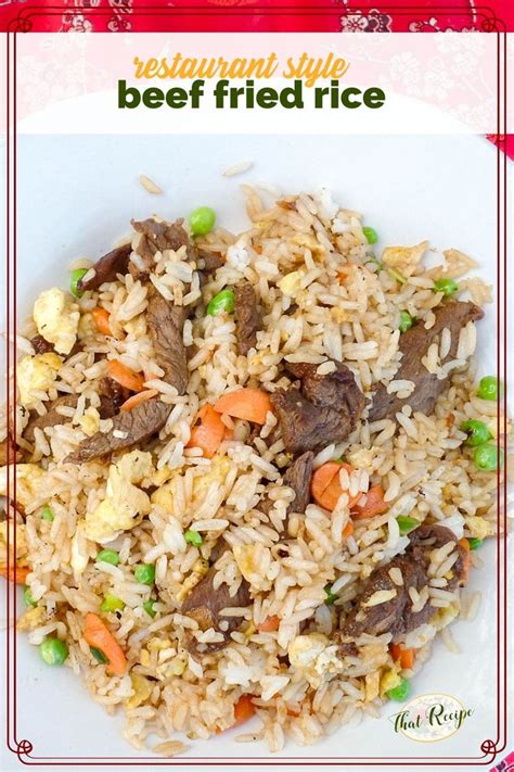 Beef Fried Rice Recipe Thai Mckinley Burrell