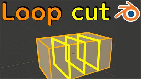 Loop Cut Blender D Tutorial Youtube