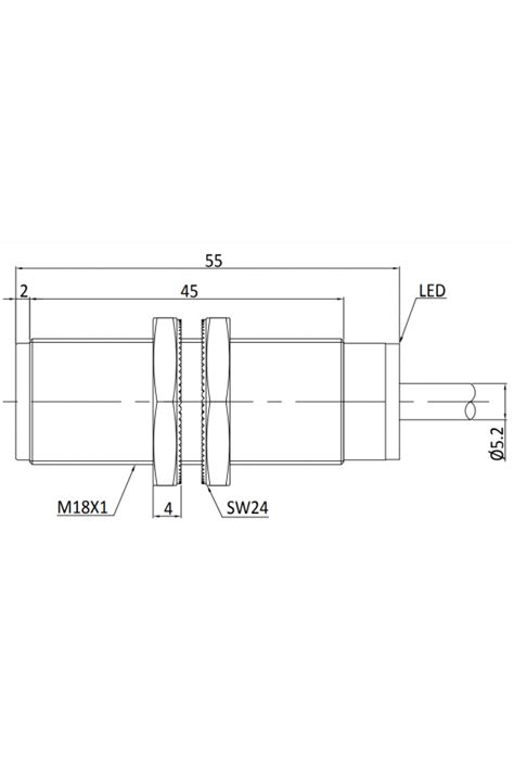 FI5 AM18 ON6L Detector inductivo Carcasa cilíndrica roscada M18