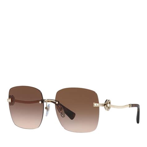 Bvlgari Sunglasses Bv B Pale Gold Zonnebril Fashionette