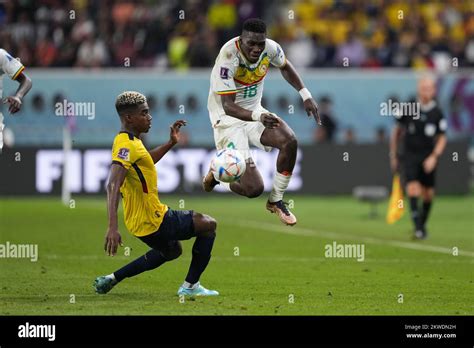 Al Rayyan Qatar Th Nov L To R Felix Torres Ecu Ismaila