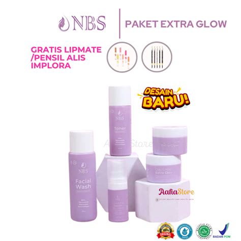 NBS Skincare Paket Extra Glow Plus Serum Lazada Indonesia