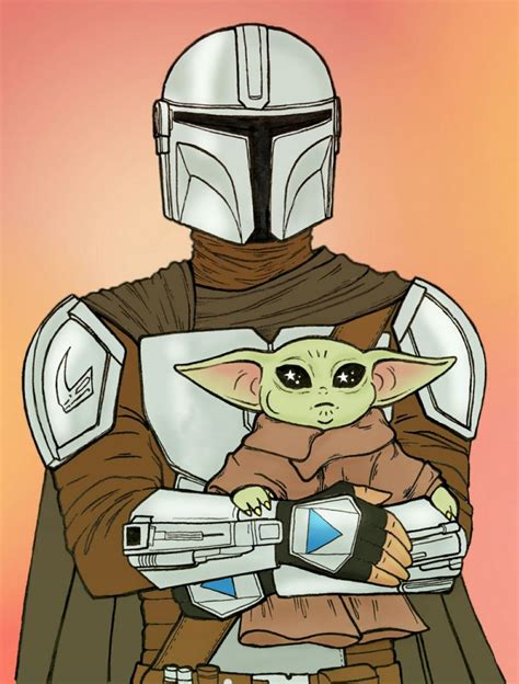 The Baby Yoda Star Wars Fan Art