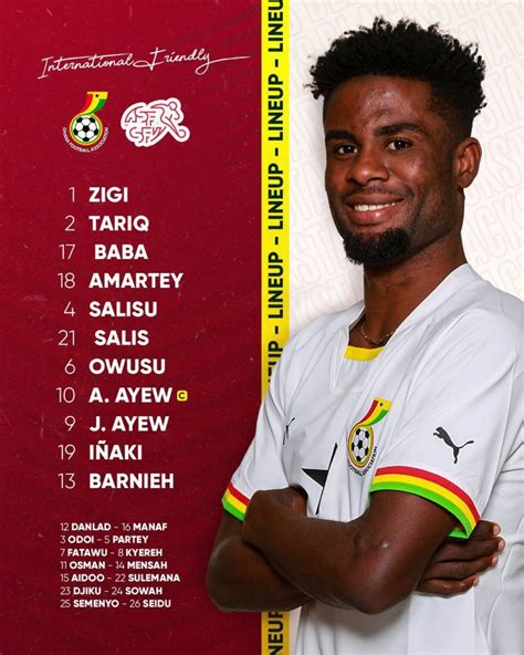 World Cup Otto Addo Names Starting Xi Against Switzerland