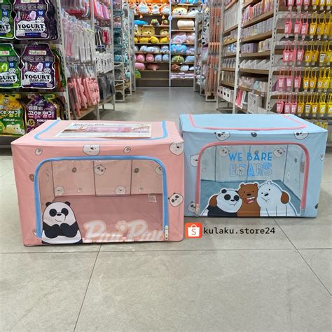 Miniso We Bare Bears Storage Box Storage Box Storage Box Shopee Malaysia