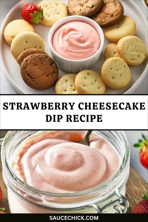 Strawberry Cheesecake Dip Recipe Easy Dessert Dip